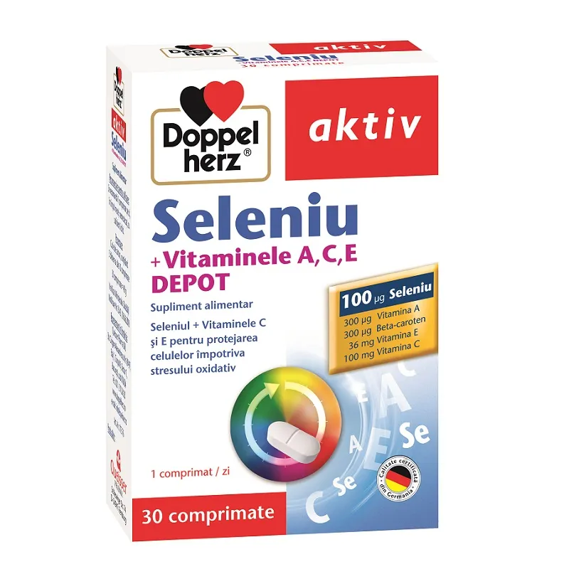 DOPPELHERZ AKTIV SELENIU+VIT A+VIT C+ VIT E DEPOT CTX30 CPR