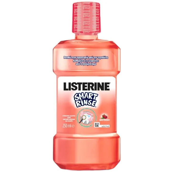 LISTERINE SMART RINSE APA DE GURA PENTRU COPII 6+ 250ML