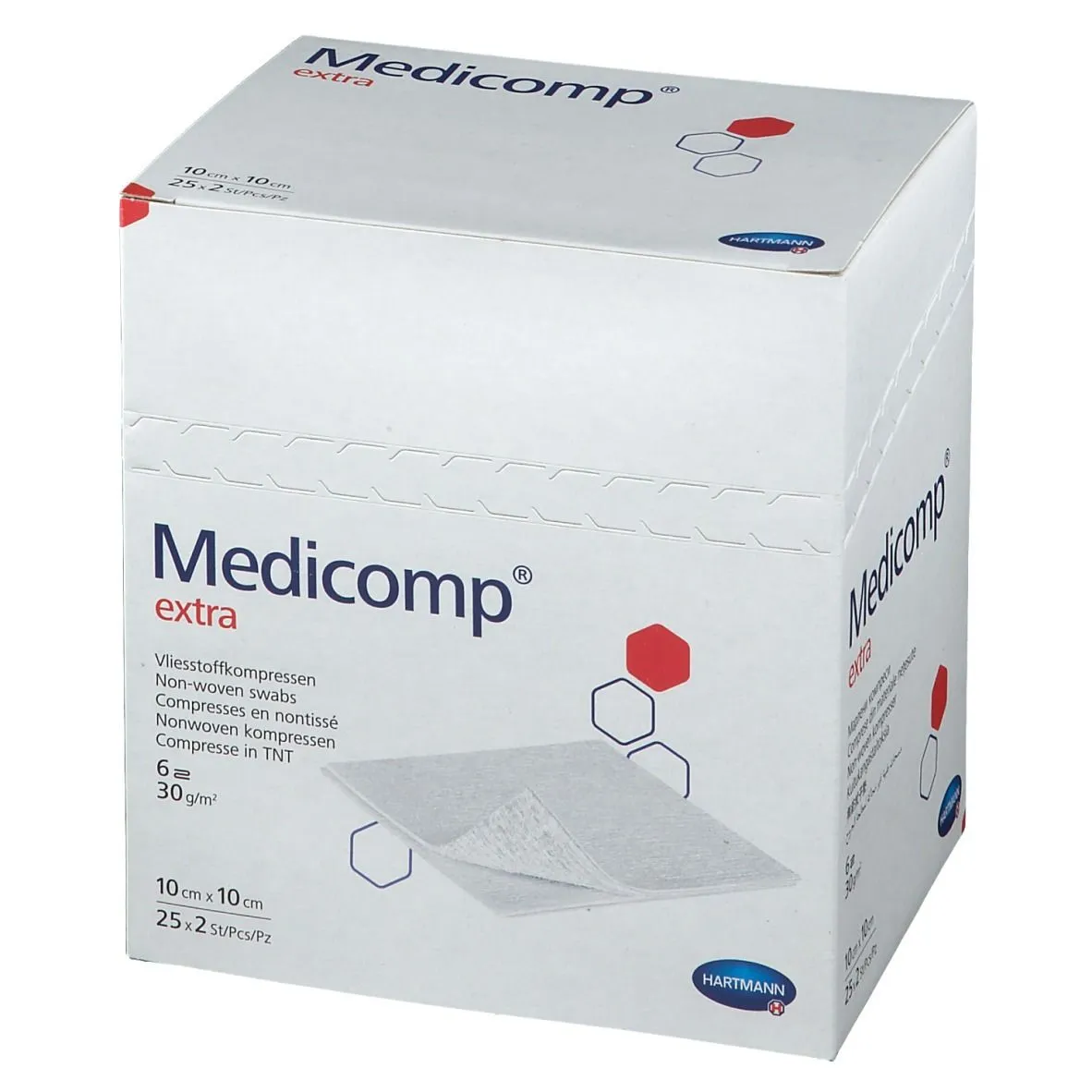 Medicomp Extra Comprese sterile 10 x 10cm x 25buc (Hartmann)