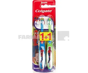 Colgate Smiles Periuta de dinti Souple 6+ ani 1+1 Cadou