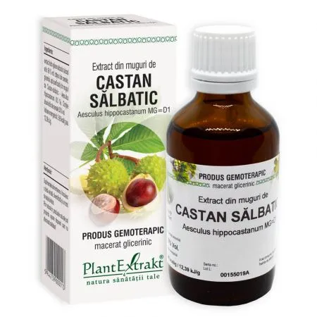 Extract din muguri de Castan salbatic, 50 ml, Plant Extrakt