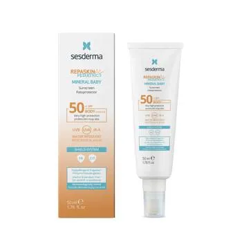 Crema cu protectie solara pentru copii SPF 50+ Repaskin Pediatric, 50ml, Sesderma