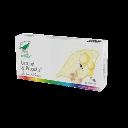 Usturoi si Propolis, 30 capsule, Pro Natura