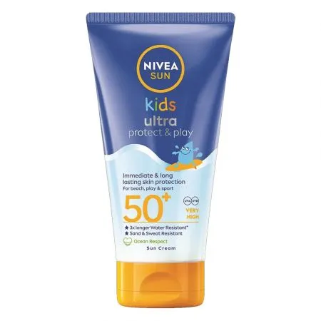 Lotiune de protectie solara pentru copii SPF 50+ Ultra Protect & Play, 150 ml, Nivea Sun