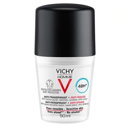 Vichy Homme Deo Roll-On Anti-Urme 48h