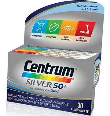 CENTRUM SILVER 50+ 30 COMPRIMATE