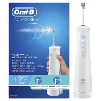 Irigator bucal portabil Aquacare, 1 capat, Oral-B