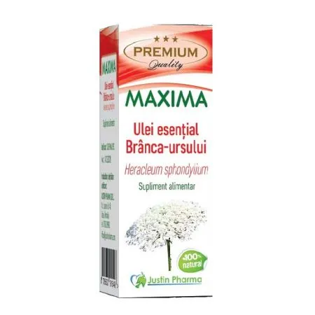 Ulei esential Branca-Ursului Maxima, 10 ml, Justin Pharma