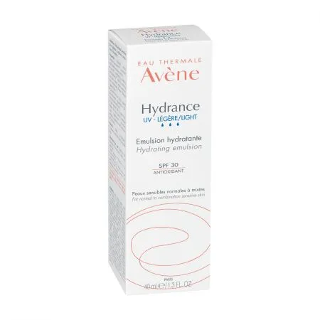 Emulsie hidratanta pentru ten normal-mixt SPF 30 Hydrance Legere UV, 40 ml, Avene