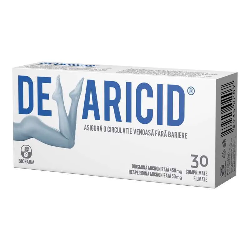 Devaricid 450 mg/50 mg x 30 comprimate