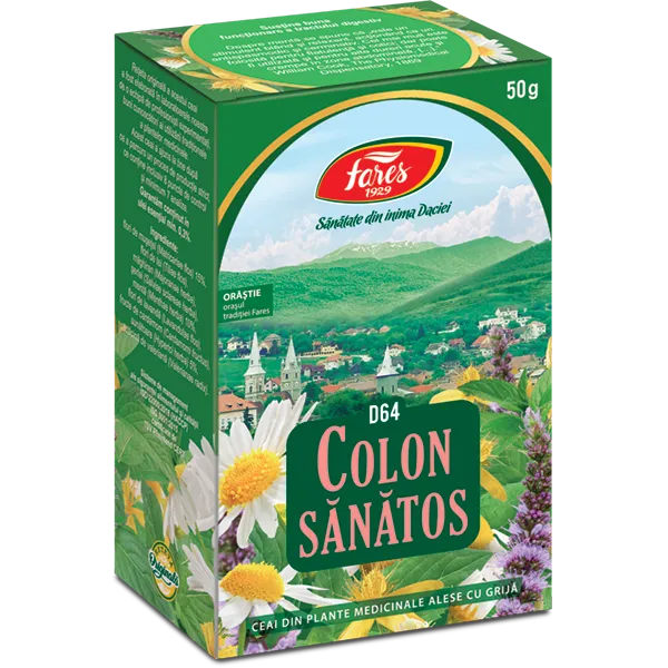 Fares Ceai Colon Sanatos 50g vrac