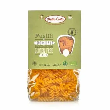 Paste fusilli din porumb Bio, 250g, Dalla Costa