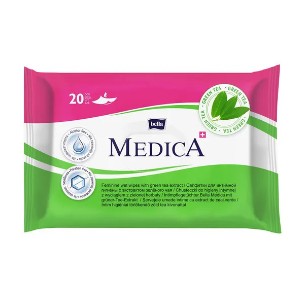 BELLA MEDICA SERVETELE UMEDE INTIME 20BUC