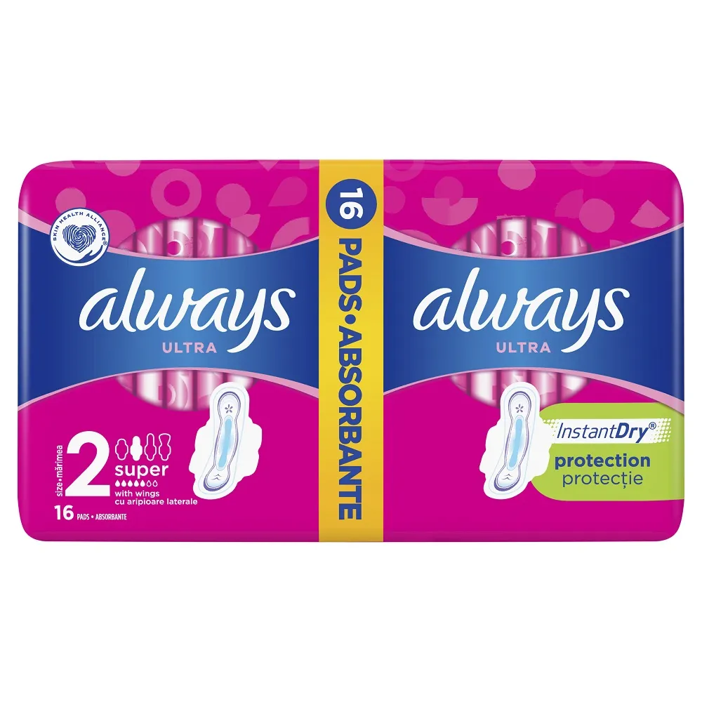 ALWAYS Ultra Super Plus Duo , 16 bucati, P&G