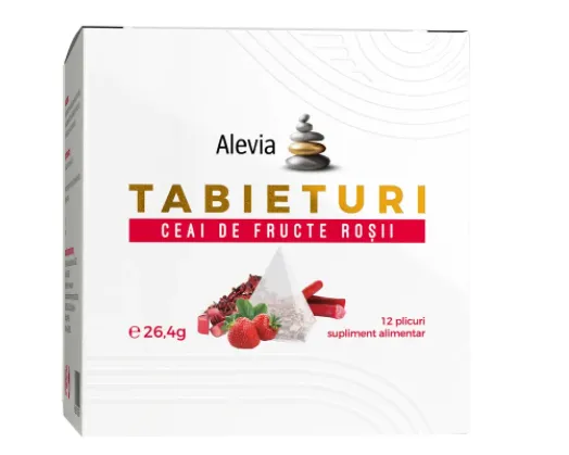 Ceai Fructe Rosii TABIETURI 12pl (Alevia)