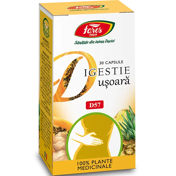 FARES DIGESTIE USOARA X 30 CAPSULE