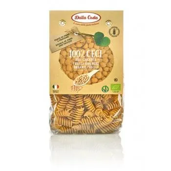 Paste fusili cu naut Bio, 250g, Dalla Costa