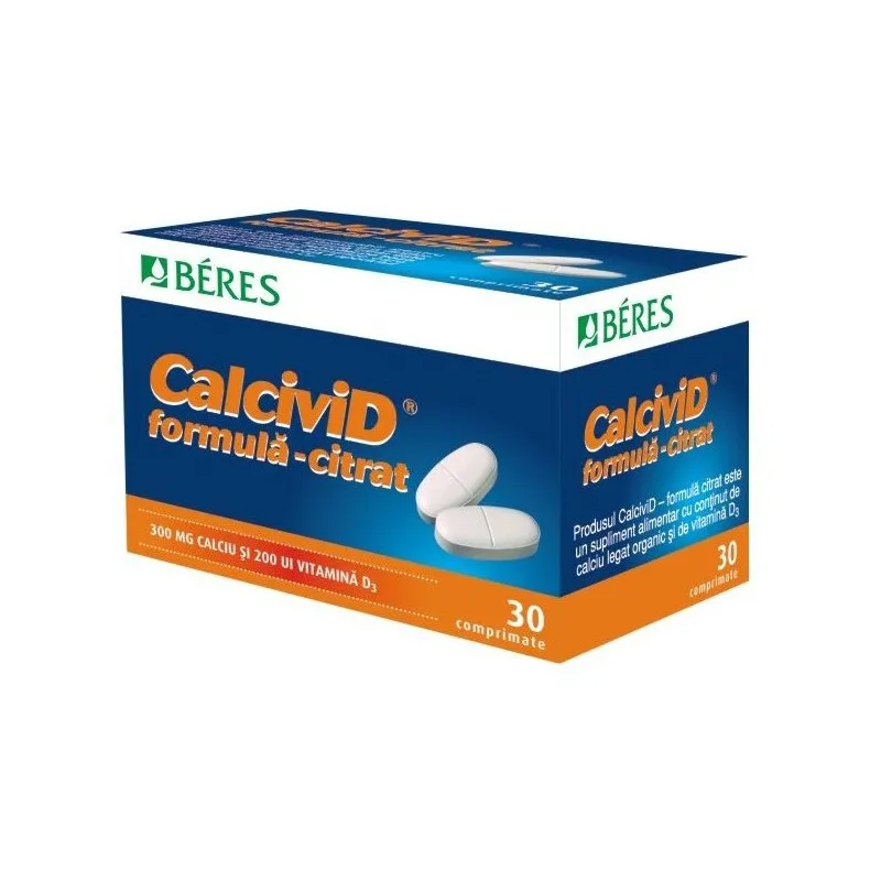 BERES Calcivid citrat x 30cp