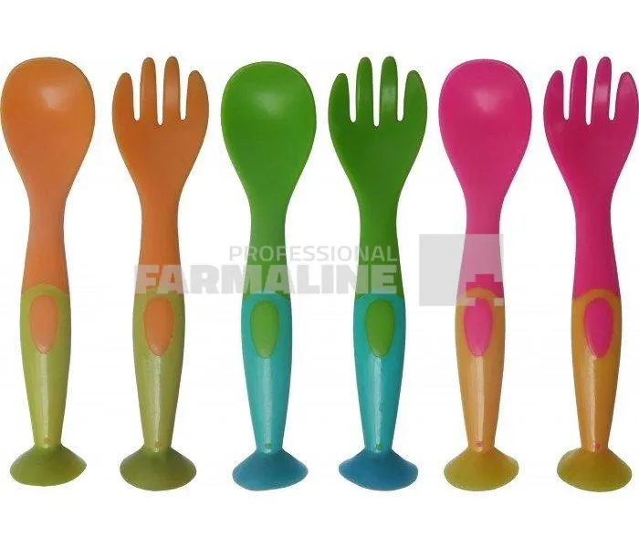 Primii Pasi R0545 Set tacamuri cu ventuze