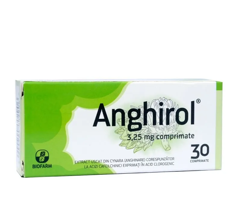 Anghirol, 30 comprimate, Biofarm