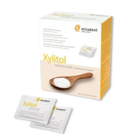 Pudra indulcitor natural Xylitol, 400 g, Miradent