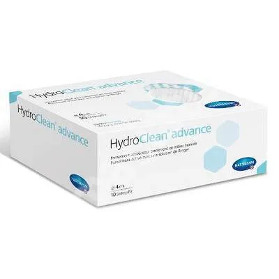 HARTMANN HydroClean Advance Pansament rotund activat pentru terapia umeda, 5.5cm, 10 bucati