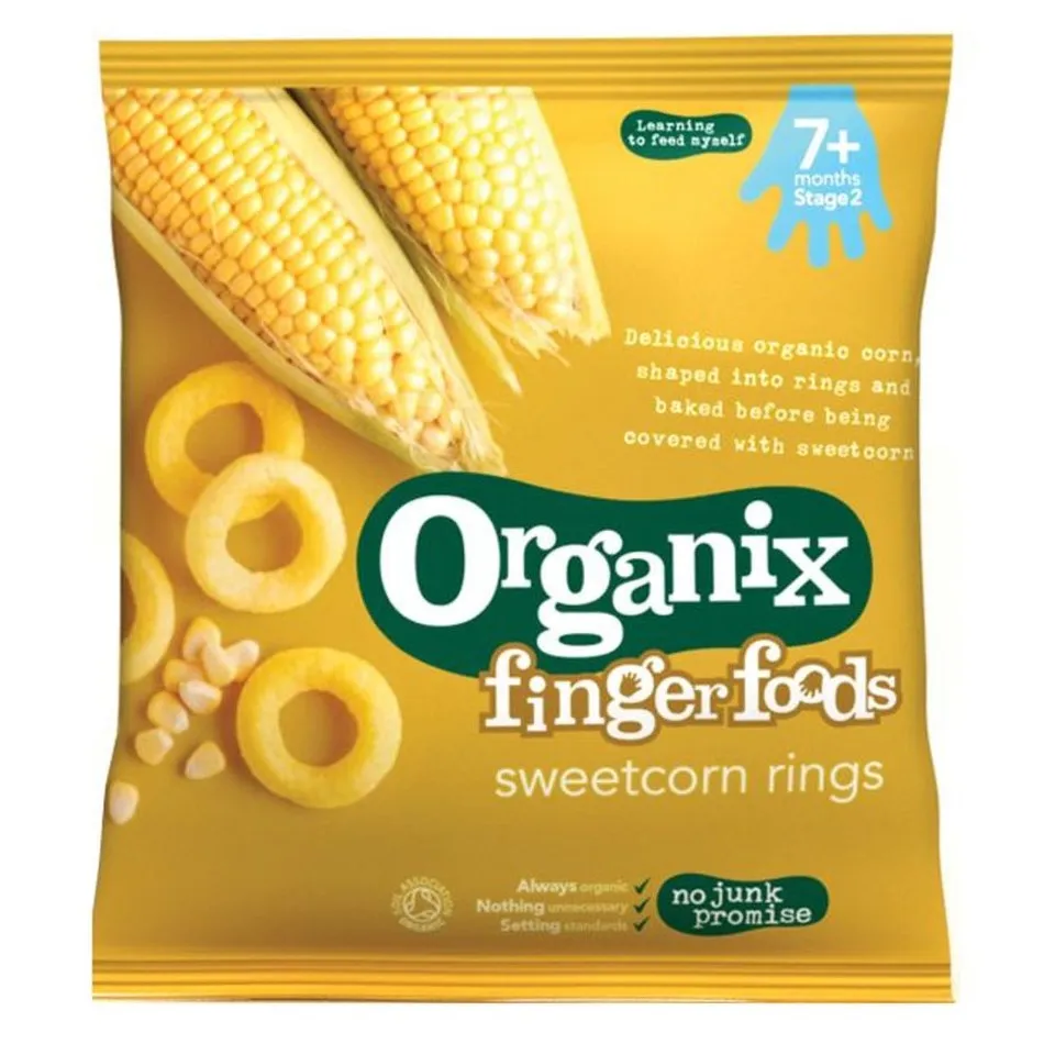 ORGANIX FINGER SNACK INELE DIN PORUMB ECO EXPANDAT DULCE 6LUNI+ 20G