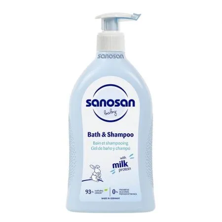 Spumant si sampon pentru copii, 500 ml, Sanosan