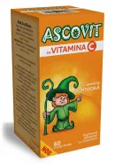 Ascovit 100mg portocala x 60 comprimate