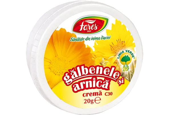 FARES CREMA CU GALBENELE SI ARNICA X 20 G