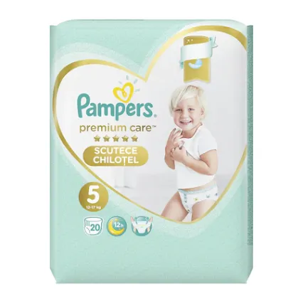 Pampers Premium care Pants (chilotei) nr. 5 (12-17 kg) x 20 bucati