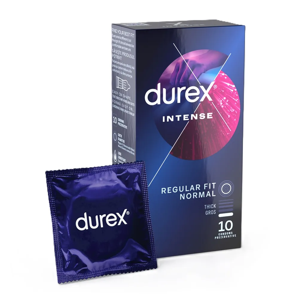 Prezervative Intense, 10 bucati, Durex