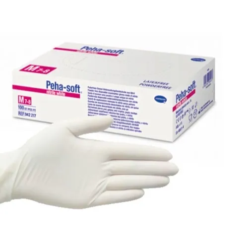 Hartmann Peha-Soft Manusi nitrile albe nepudrate M 100 bucati