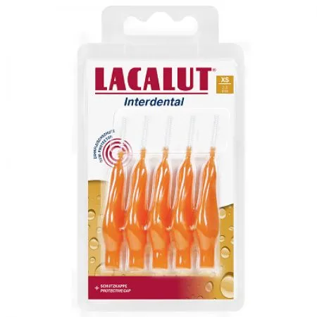 Periute interdentare XS 2.00 mm Lacalut, 5 bucati, Theiss Naturwaren