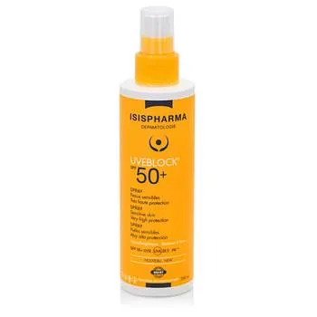 Spray cu protectie solara SPF50+ UVEBLOCK, 200ml, Isis Pharma