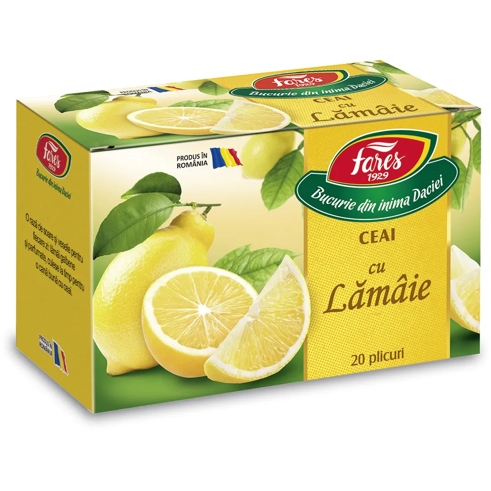 Ceai Lamaie Aromfruct, 20 plicuri, Fares