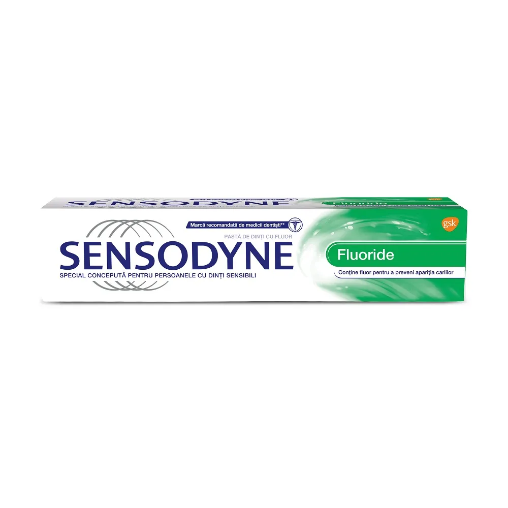 Pasta de dinti Fluoride Sensodyne, 100 ml, Gsk