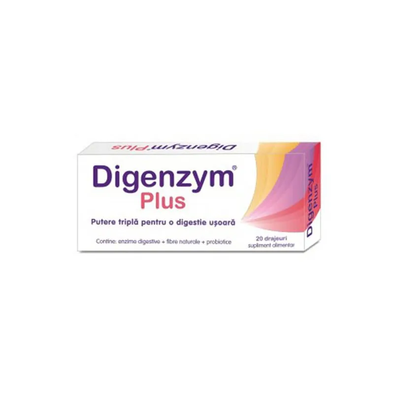 Digenzym plus fara zahar x 20 comprimate