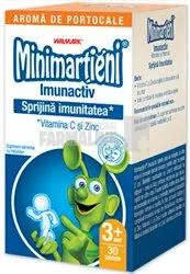 Minimartieni Imunactiv cu aroma de portocale 30 tablete