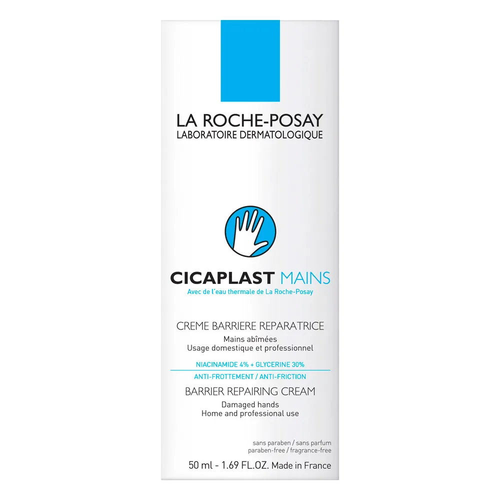 La Roche-Posay Cicaplast Cremă reparatoare pentru mâini cu efect de barieră, 50ml