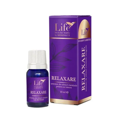 Relaxare, amestec de uleiuri esentiale, 10 ml, Bionovativ