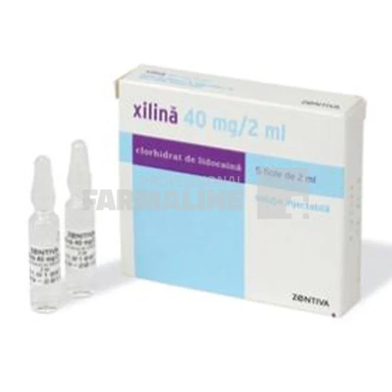 XILINA 40 mg/ ml x 5 SOL. INJ. 40mg/ml ZENTIVA SA