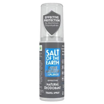 Deodorant pentru barbati Salt Of The Earth Pure Armour Explorer Vetiver + Citrice, 100ml, Crystal Spring