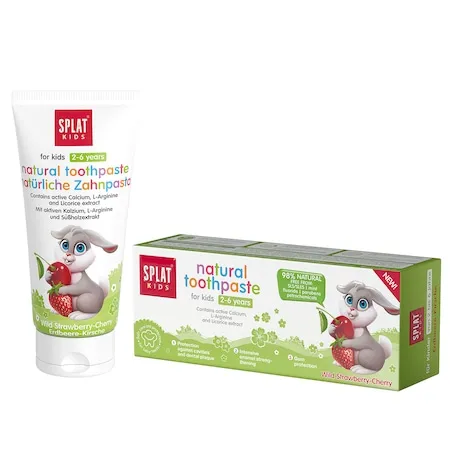 SPLAT Pasta de dinti Baby 2-6 ani cu aroma de capsuni/cirese x 50ml