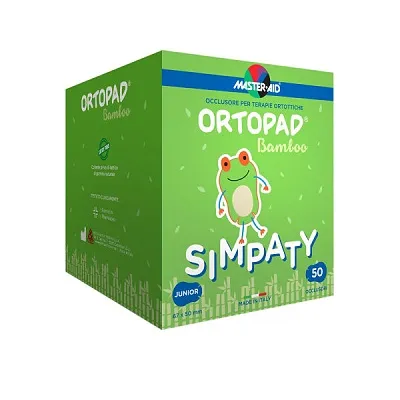 Ocluzor copii ORTOPAD Simpaty Junior Master-Aid, 67x50 mm, 50 buc, Pietrasanta Pharma