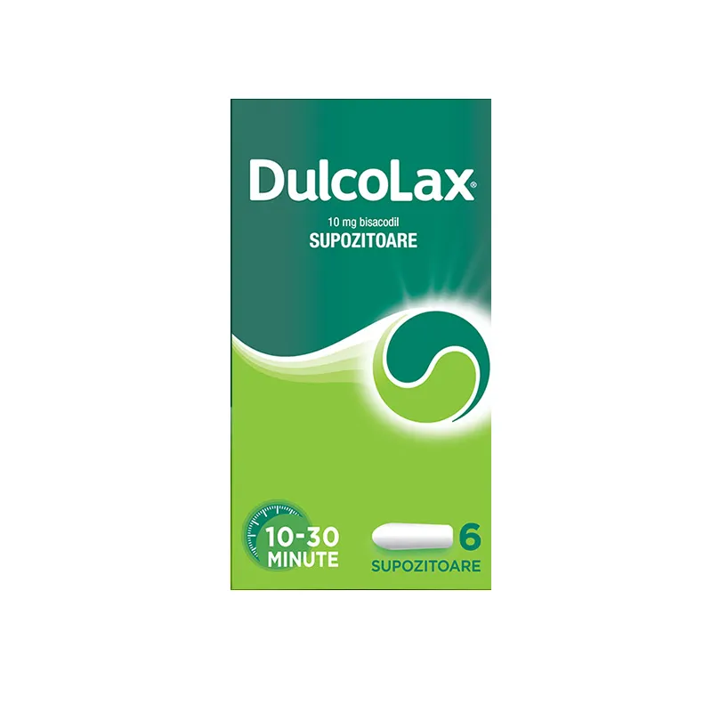 Dulcolax, 10 mg, 6 supozitoare, Sanofi