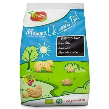 Biscuiti din grau pentru copii eco, 350g, Vivibio