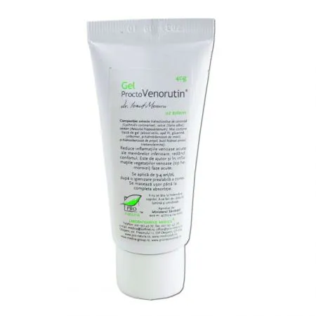 Gel Procto Venorutin, 40 g, Pro Natura