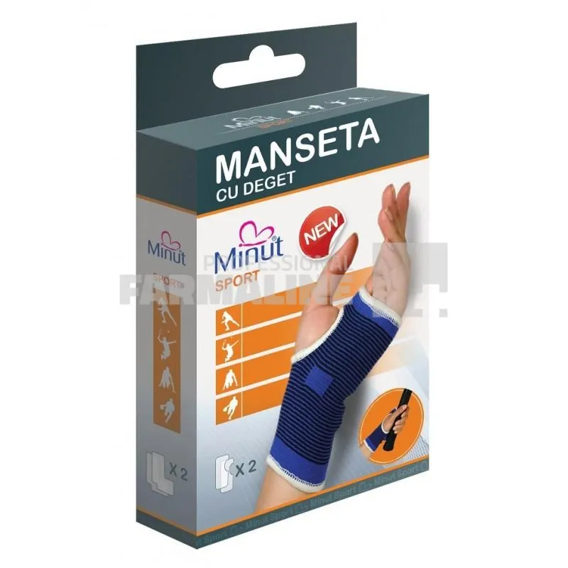 Minut Sport Manseta cu deget M 2 bucati