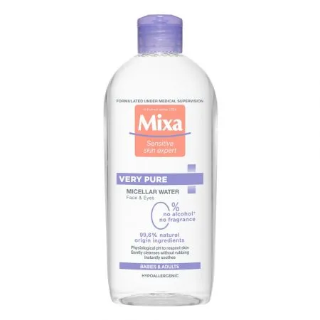 Apa micelara pentru intreaga familie Very Pure, 400 ml, Mixa